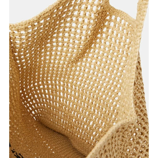 Prada Logo Raffia Tote Bag 4 Prada Logo Raffia Tote Bag - Image 2