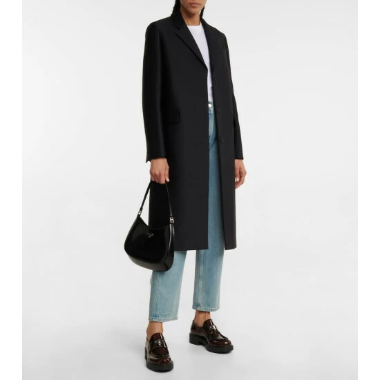 Prada Logo Leather Loafers 2 Prada Logo Leather Loafers