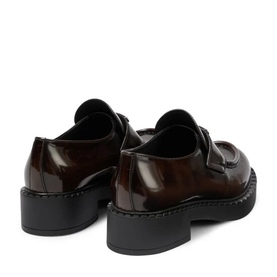 Prada Logo Leather Loafers 3 Prada Logo Leather Loafers - Image 2