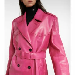 Prada Double-breasted Leather Coat -Cheap Prada Store unnamed file 5501