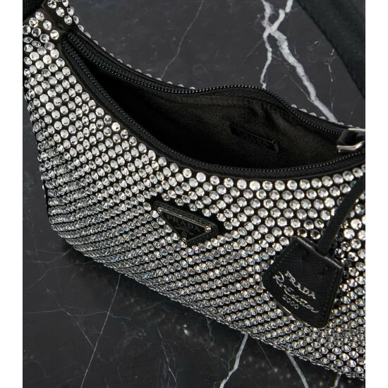 Prada Re-Edition Mini Embellished Shoulder Bag 3 Prada Re-Edition Mini Embellished Shoulder Bag - Image 2