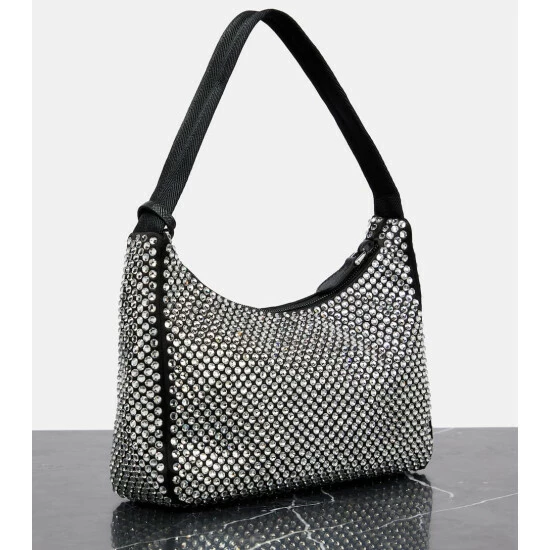 Prada Re-Edition Mini Embellished Shoulder Bag 4 Prada Re-Edition Mini Embellished Shoulder Bag - Image 3