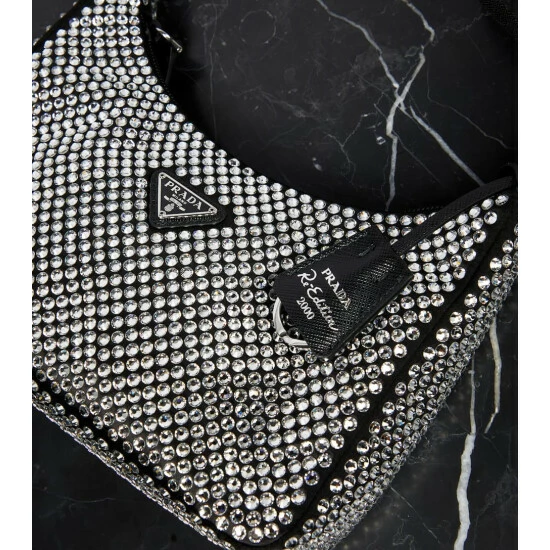 Prada Re-Edition Mini Embellished Shoulder Bag 6 Prada Re-Edition Mini Embellished Shoulder Bag - Image 5