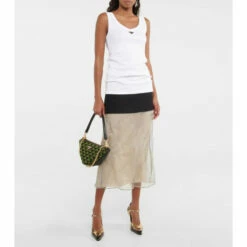 Prada Metallic Mary Jane Pumps