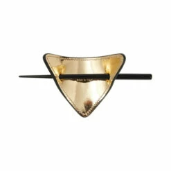 Prada Metallic Leather Barrette