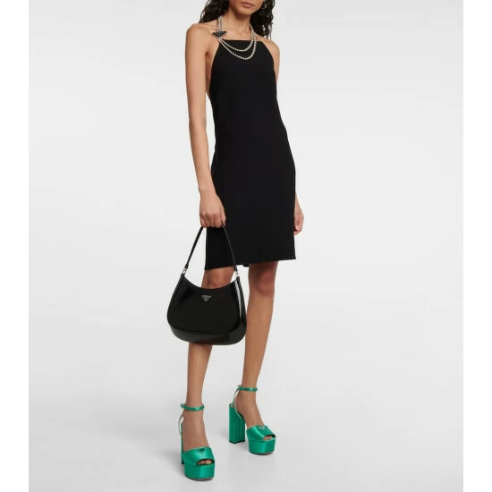 Prada Satin Platform Sandals 3 Prada Satin Platform Sandals