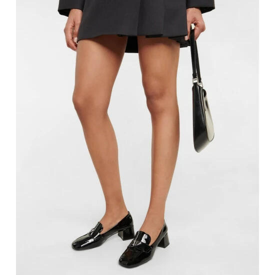 Prada Patent Leather Loafer Pumps 5 Prada Patent Leather Loafer Pumps - Image 3