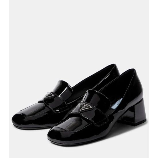 Prada Patent Leather Loafer Pumps 6 Prada Patent Leather Loafer Pumps - Image 4