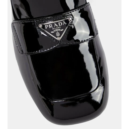 Prada Patent Leather Loafer Pumps 7 Prada Patent Leather Loafer Pumps - Image 5