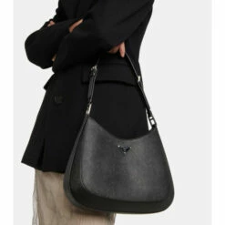 Prada Cleo Leather Shoulder Bag