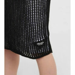 Prada Open-knit Cotton Midi Skirt -Cheap Prada Store unnamed file 706