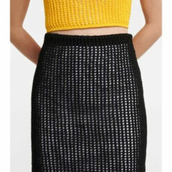 Prada Open-knit Cotton Midi Skirt -Cheap Prada Store unnamed file 707