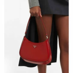 Prada Cleo Small Leather Shoulder Bag