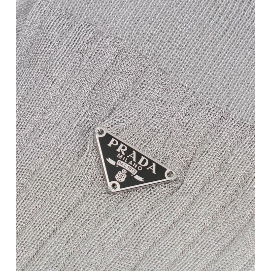 Prada Metallic Ribbed-knit Socks 4 Prada Metallic Ribbed-knit Socks - Image 2