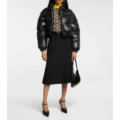 Prada Re-Nylon Crop Down Jacket