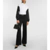 Prada Virgin Wool Twill Wide-leg Pants -Cheap Prada Store unnamed file 745