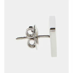 Prada Symbole Sterling Silver Earrings