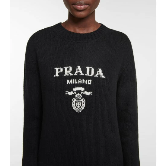 Prada Logo Wool And Cashmere Sweater 5 Prada Logo Wool And Cashmere Sweater - Image 3