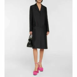 Prada Satin Platform Pumps