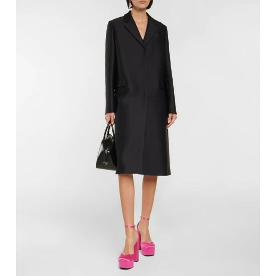 Prada Satin Platform Pumps 3 Prada Satin Platform Pumps