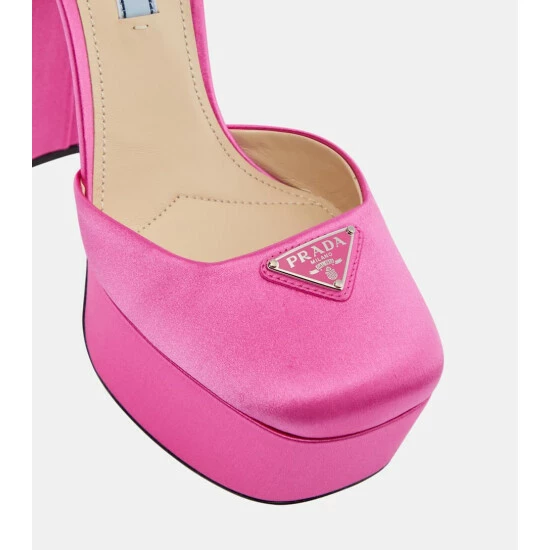 Prada Satin Platform Pumps 7 Prada Satin Platform Pumps - Image 5