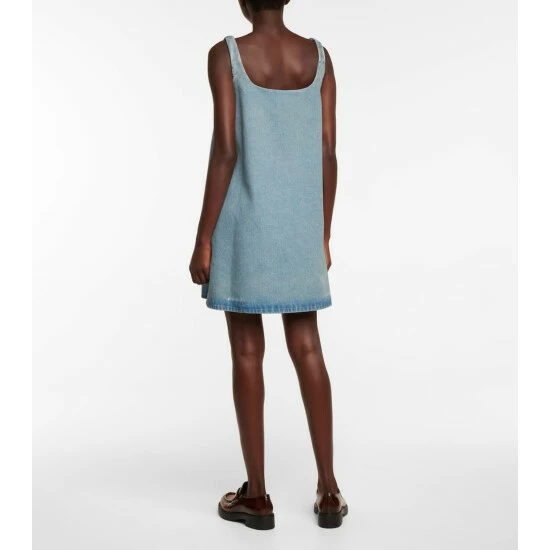 Prada Denim Minidress 4 Prada Denim Minidress - Image 2