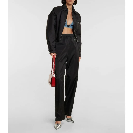 Prada Logo Denim Bralette 3 Prada Logo Denim Bralette