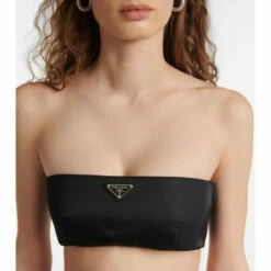 Prada Logo Re-Nylon Bandeau Top -Cheap Prada Store unnamed file 831