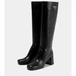 Prada Leather Knee-high Boots -Cheap Prada Store unnamed file 846