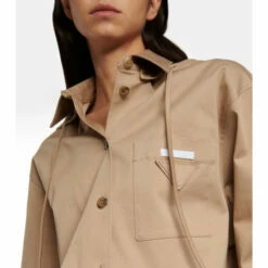 Prada Cropped Cotton-blend Gabardine Jacket -Cheap Prada Store unnamed file 853