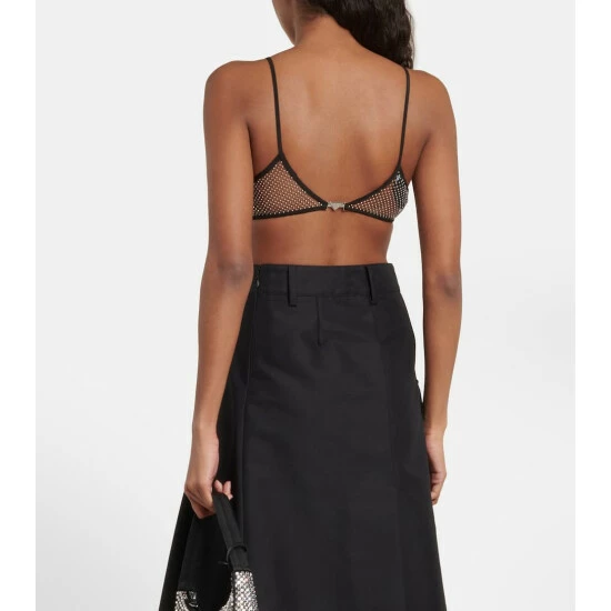 Prada Logo Embellished Bralette 3 Prada Logo Embellished Bralette - Image 2