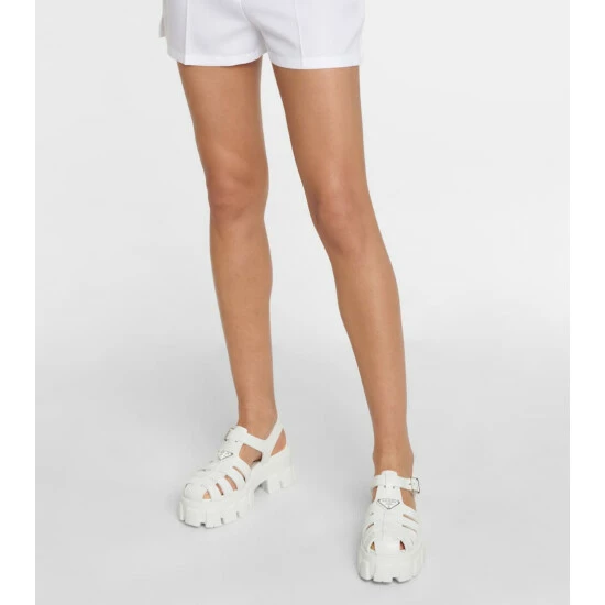 Prada Monolith Logo Platform Sandals 5 Prada Monolith Logo Platform Sandals - Image 3