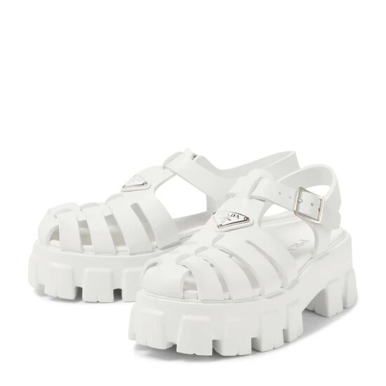 Prada Monolith Logo Platform Sandals 6 Prada Monolith Logo Platform Sandals - Image 4