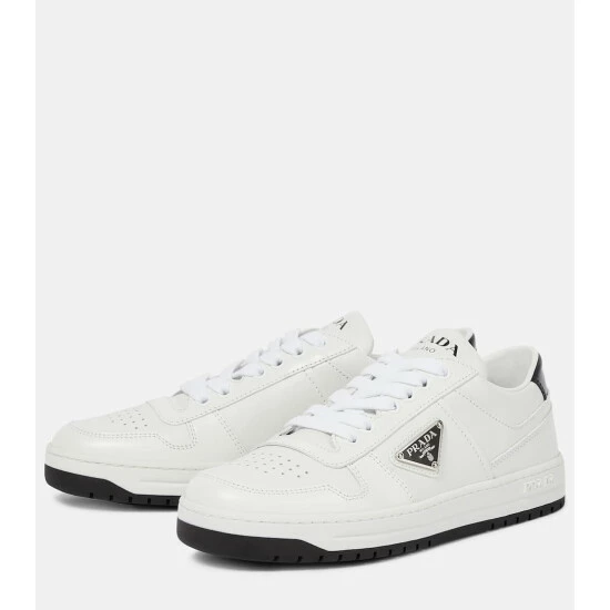 Prada Logo Leather Sneakers 6 Prada Logo Leather Sneakers - Image 4