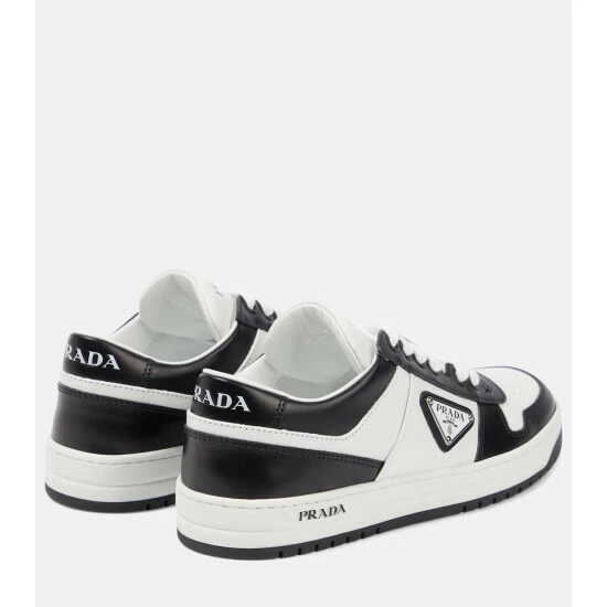 Prada Logo Leather Sneakers 4 Prada Logo Leather Sneakers - Image 2