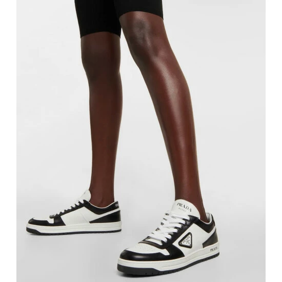 Prada Logo Leather Sneakers 5 Prada Logo Leather Sneakers - Image 3