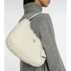 Prada Re-Edition 2000 Mini Shearling Shoulder Bag