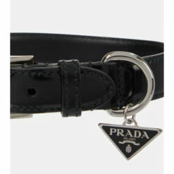 Prada Brushed Leather Dog Collar